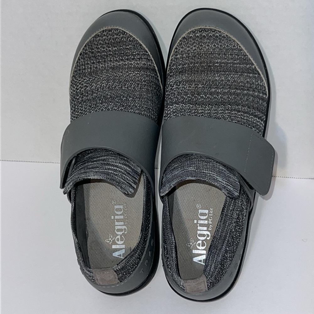 Algeria Women’s Dasher Charcoal Shoe Comfort Work Size 9